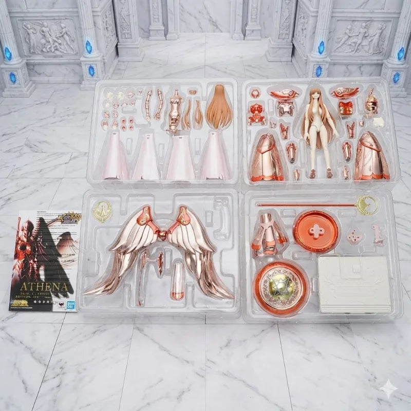100% Original Bandai Metal Armor Holy Clothes Mythology Saint Seiya 15th Anniversary Commemorative Edition Goddess Athena