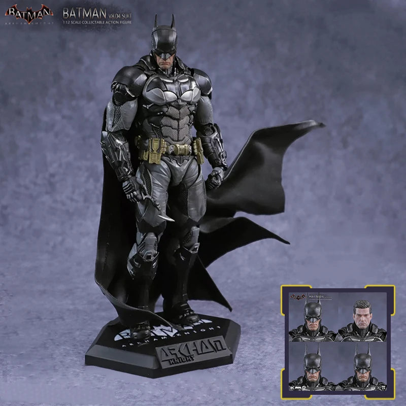 New Batman Arkham Knight Action Figure LPZZ 1/12 Scale Male Soldier Warrior Edition Batman Full Set 6-inches Model Boys Gifts