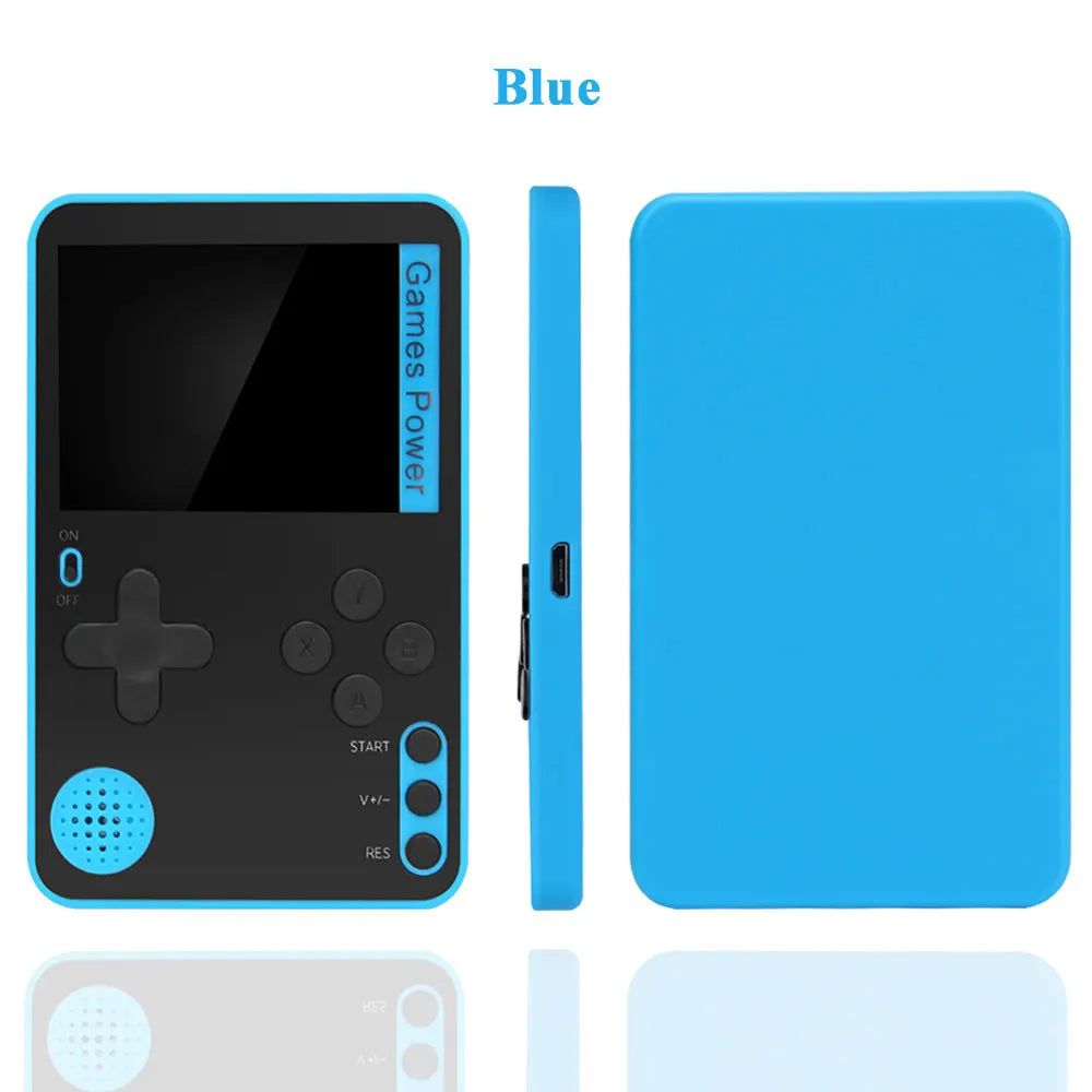 k10 Dünne Handheld-Spielkonsole 2,4 Zoll 500 klassische Spiele für Kinder und Erwachsene Ultra-Retro-Spielmaschine Tragbarer Taschenspiel-Player
