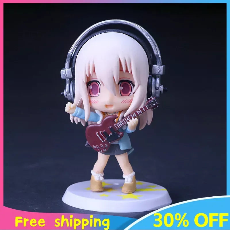 SUPER SONICO THE ANIMATION Anime Figures SUPER SONICO Kawaii Model Doll Peripherals Figures Manga Anime Action Gift Toys Game