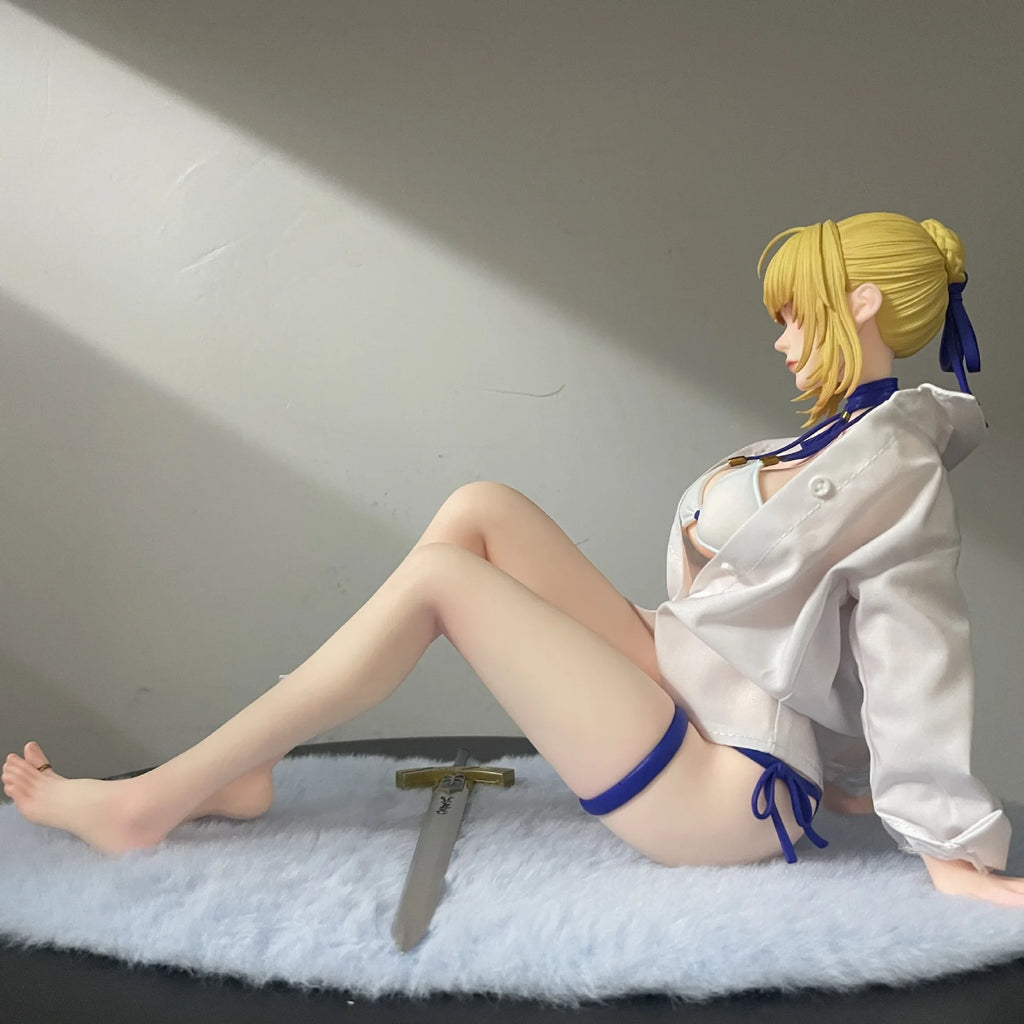 19cm Fate/Grand Order Altria Pendragon Anime Girl Figure Saber Alter Action Figure Minamoto no Raikou Figure Model Doll Toy Gift