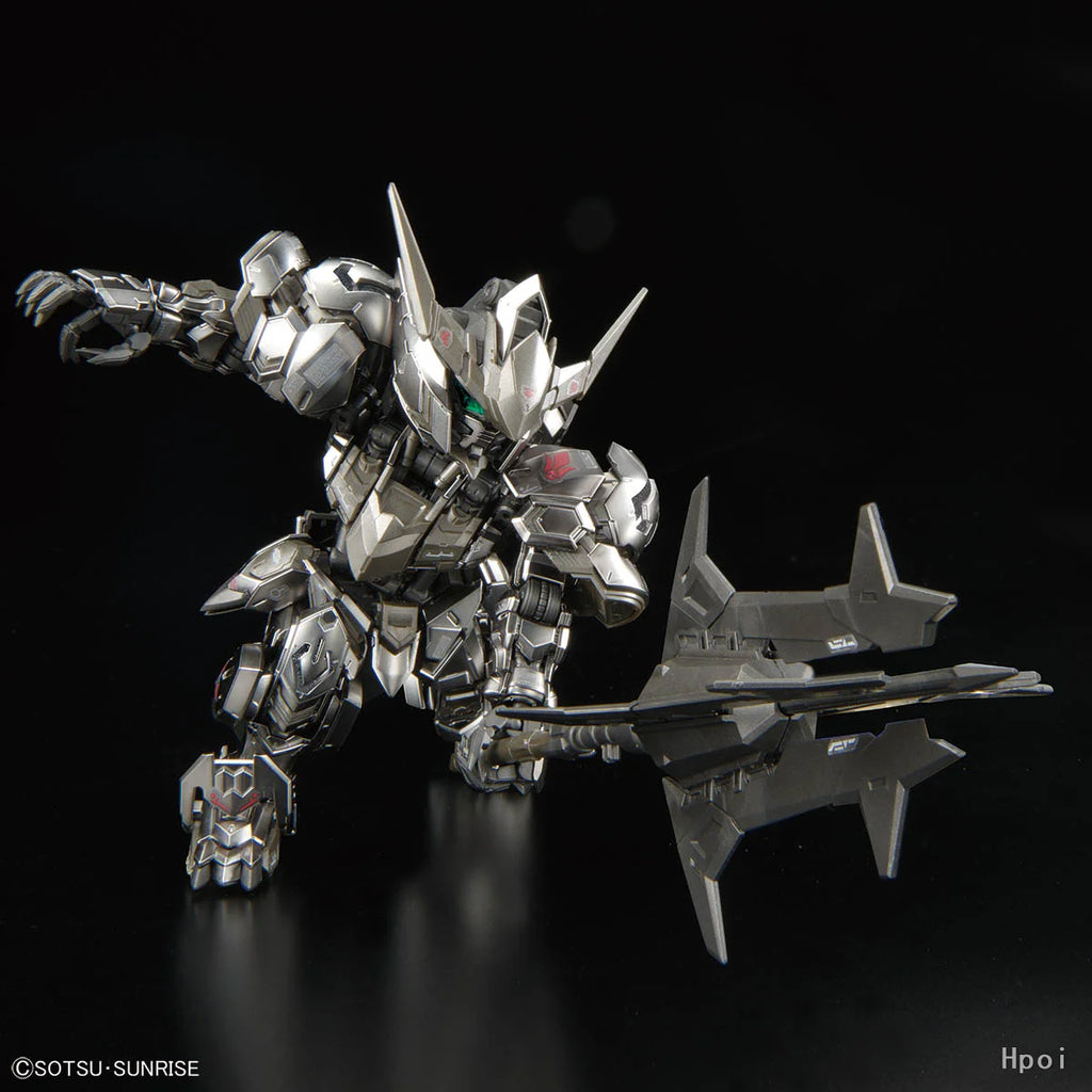 BANDAI Original MGSD Series THE GUNDAM BASE LIMITED GUNDAM BARBATOS [IRON-BLOODED COATING] Assembly Model Toys for Boys Gift