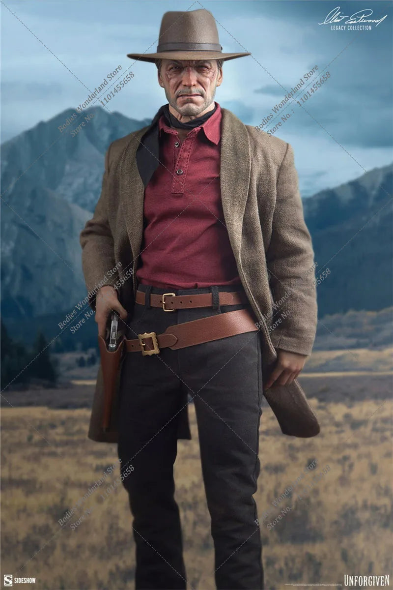 In Stock Sideshow 100478 1/6 Scale Collectible Unforgiven William Munny Clint Eastwood 12” Male Solider Action Figure Model Toys