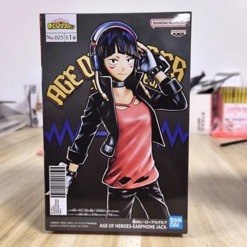 Anime Original Bandai My Hero Academia Jiro Kyoka Action Figures Collect Ornaments Figure Model Toys Birthday Gift 12cm