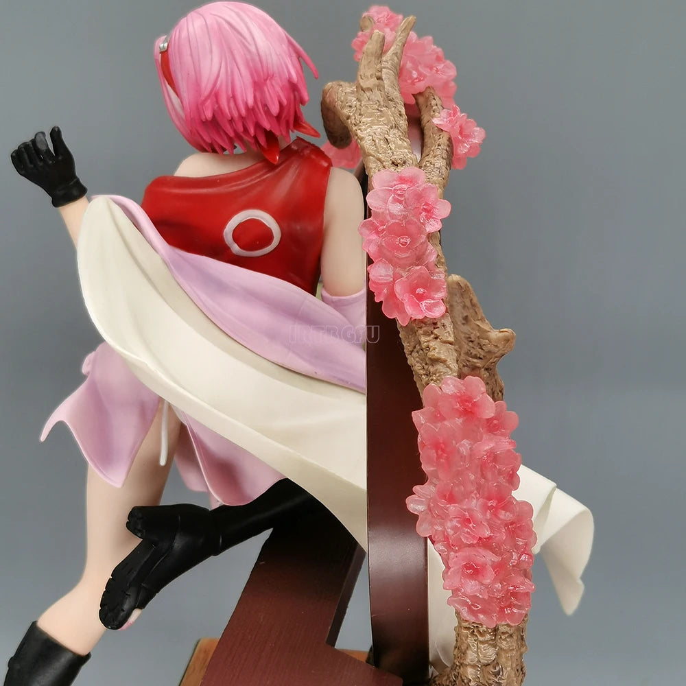 GK Lighting Naruto ShippuudenHaruno Sakura 28cm Japanese Anime Figures PVC Action Figure Toy Game Collectible Model Doll