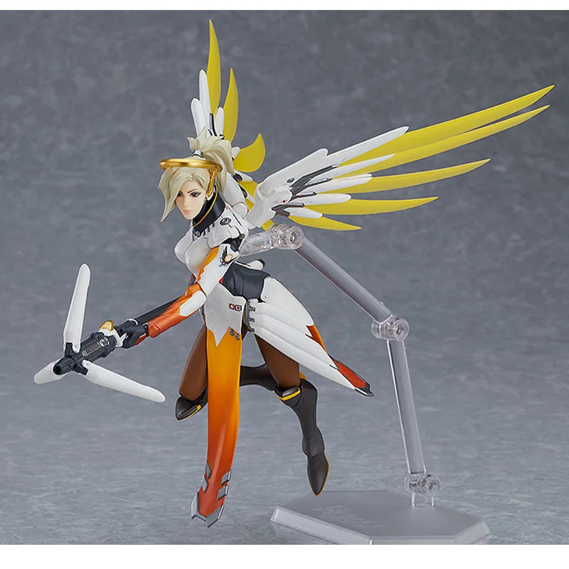 100% Original Figma 427 Overwatch Mercy In Stock Anime Action Collection Figures Model Toys