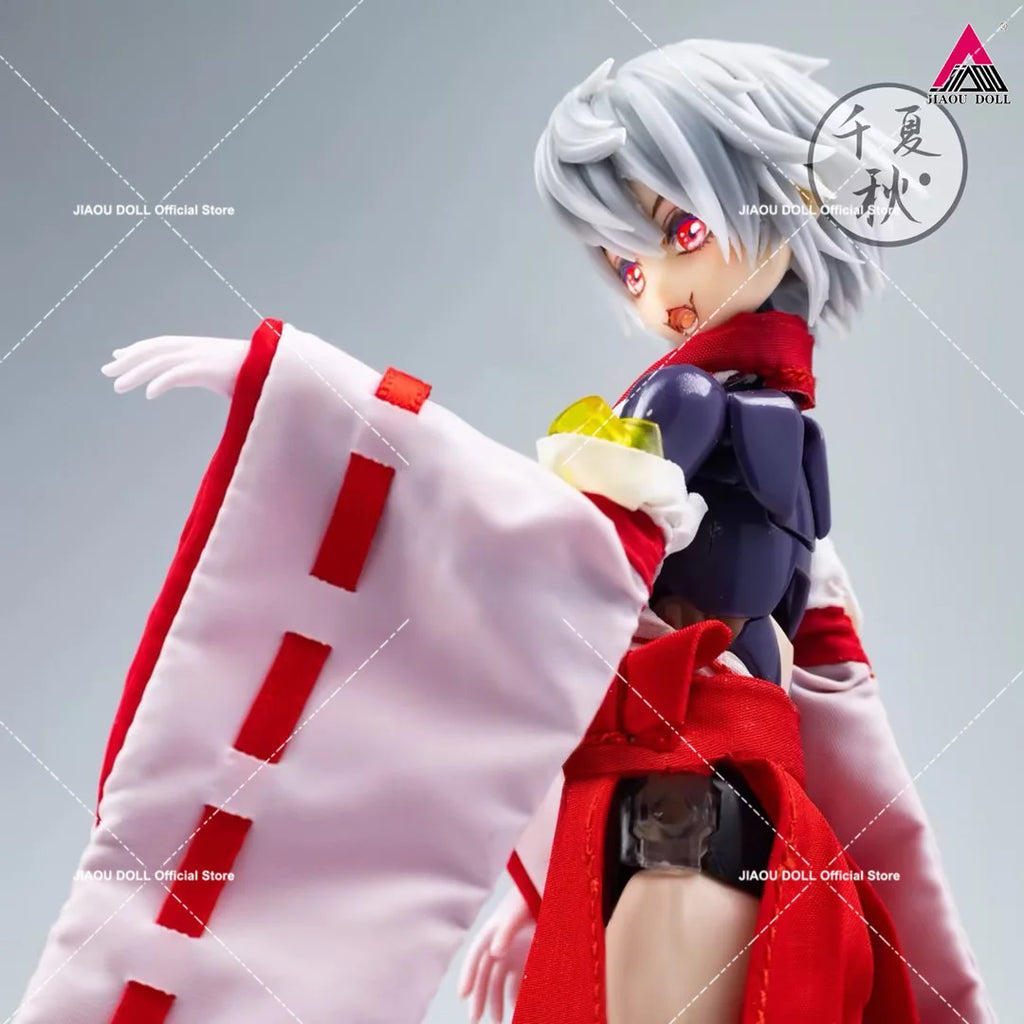 C013 1/12 Scale Girl Kimono Witch Uniform Backless Vest Tops Pleated Skirt For 6Inch Female Soldier Action Figure Body Dolls