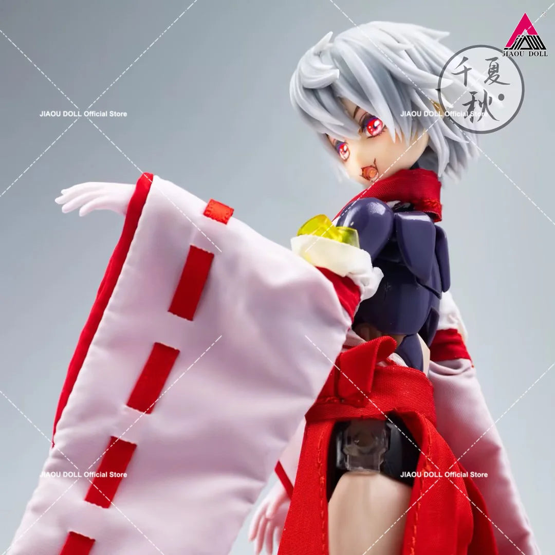 C013 1/12 Scale Girl Kimono Witch Uniform Backless Vest Tops Pleated Skirt For 6Inch Female Soldier Action Figure Body Dolls