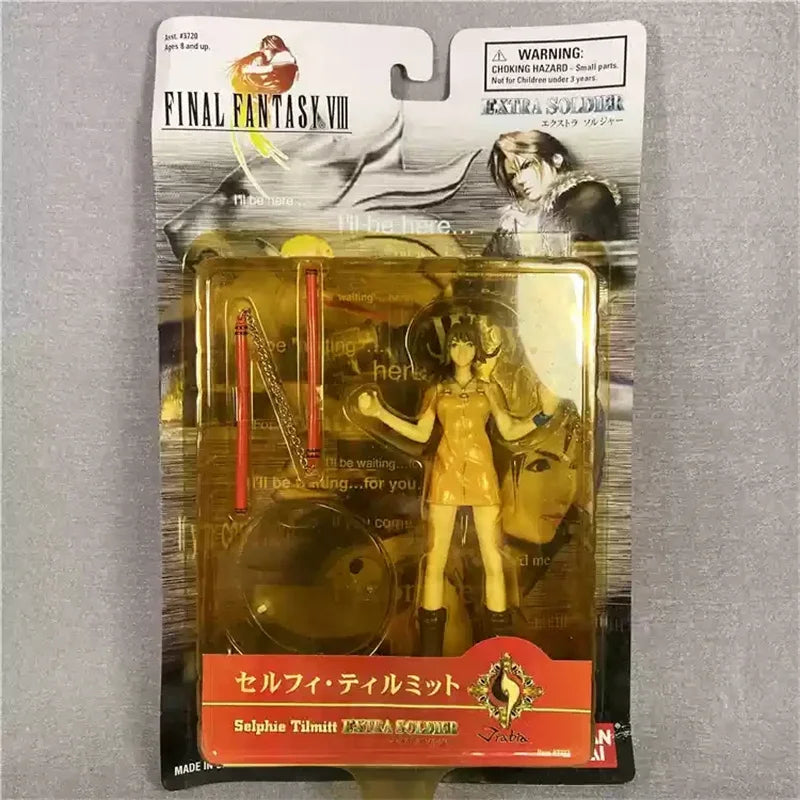 20cm gift box Japanese last leonhart Fantasy figure doll PVC kids collection FF final zell dincht model toy