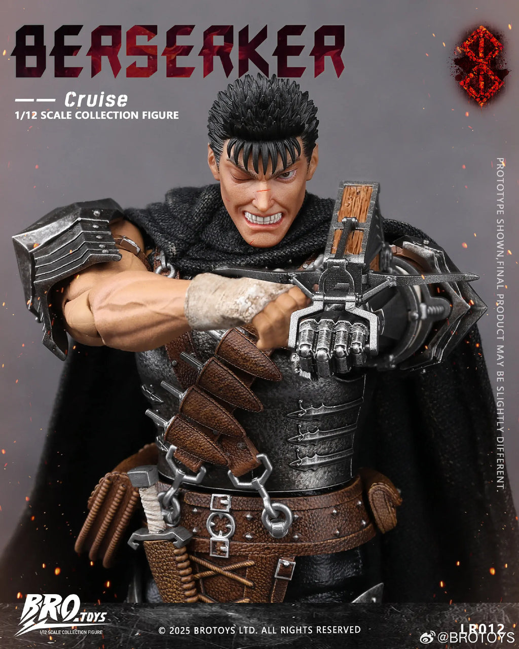 BROTOYS Original Sword Wind Legend Berserker Cruise Gus Gazi 1/12 Action Figure LR012 Model Toys Collection Gifts