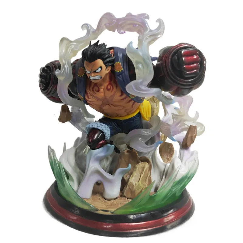 One Piece GK Anime Figur Modell Gear 4 Monkey D Luffy Actionfigur 24 cm Höhe Statue Sammlung Spielzeugpuppe Figma