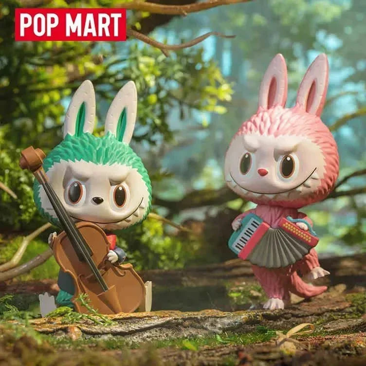 POP MART Labubu Forest Concert Blind Box Toys Kawaii Anime Action Figure Caixa Caja Surprise Mystery Bag Toy