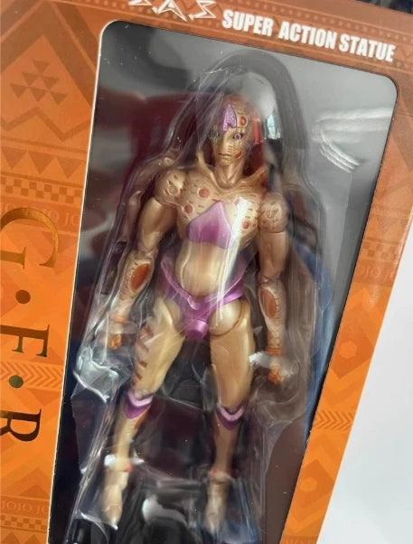 In Stock JoJo's Bizarre Adventure Gold Experience Requiem Super Action Statue 16CM PVC Anime Toy Model Doll Collection