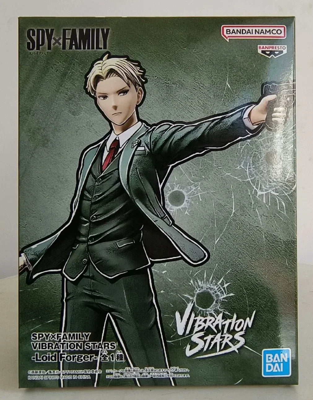 Original In Stock BANPRESTO Vibration Stars Loid Forger Yor Forger  Figure Model Anime SPYxFAMILY Genuine Boxed Toy