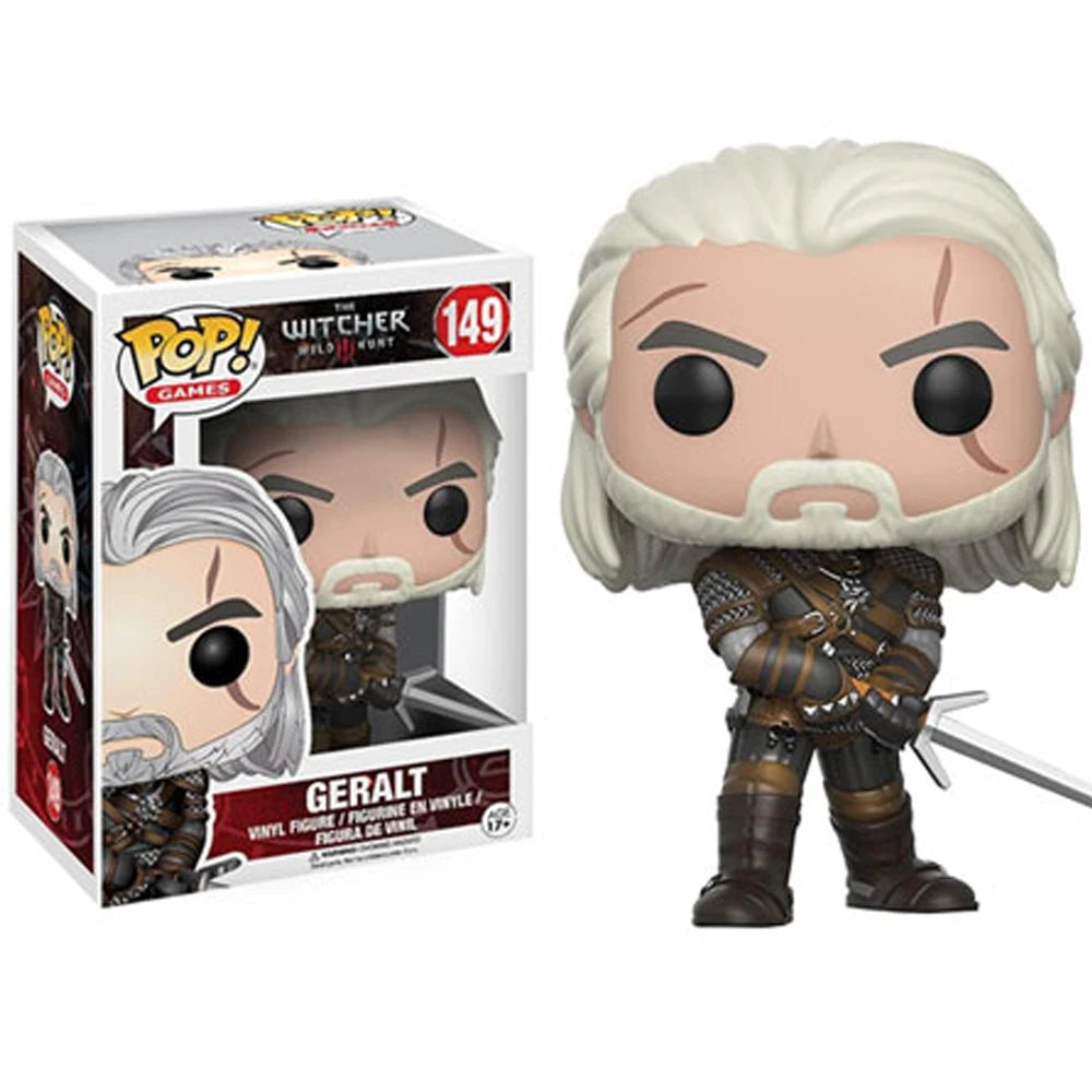 FUNKO Action Figures The Witcher Wild Hunt Periphery Ciri Yennefer Geralt Triss Q-version Doll Decorative Ornament Collect Gift