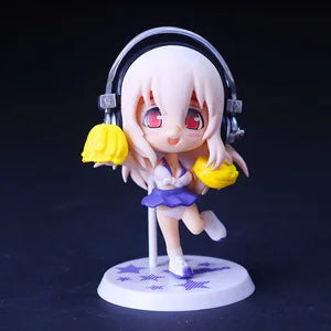 SUPER SONICO THE ANIMATION Anime Figures SUPER SONICO Kawaii Model Doll Peripherals Figures Manga Anime Action Gift Toys Game