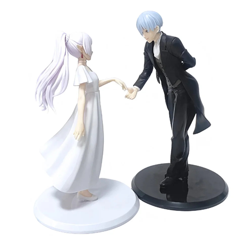 18-20 см Frieren: Beyond Journey's End Аниме Фигура Frieren Himmel Предложение Dance Action Figure PVC Орнаменти Играчка Подарък за Рожден ден