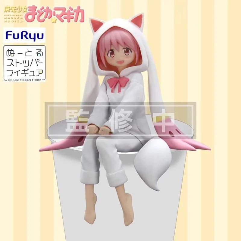 FuRyu Noodle Stopper PUELLA MAGI MADOKA MAGICA Kaname Madoka ~Incubator Pajamas Ver.~ PVC 15CM Anime Action Figures Model Toy