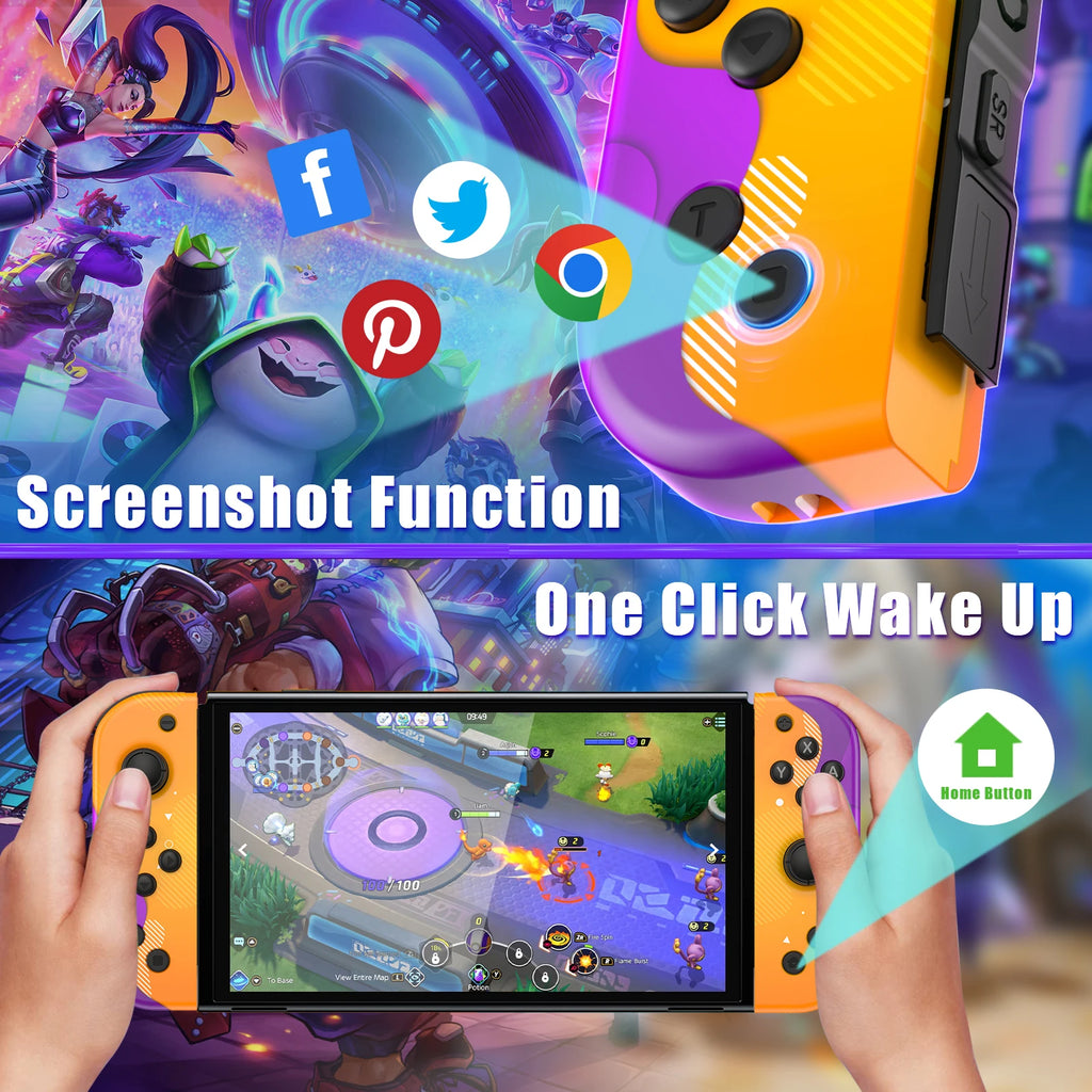 Joy Pad For Nintendo Switch/Ios/Android/Pc Wireless Video Game Controller Trubo Control Console Joystick With Bluetooth Gameped