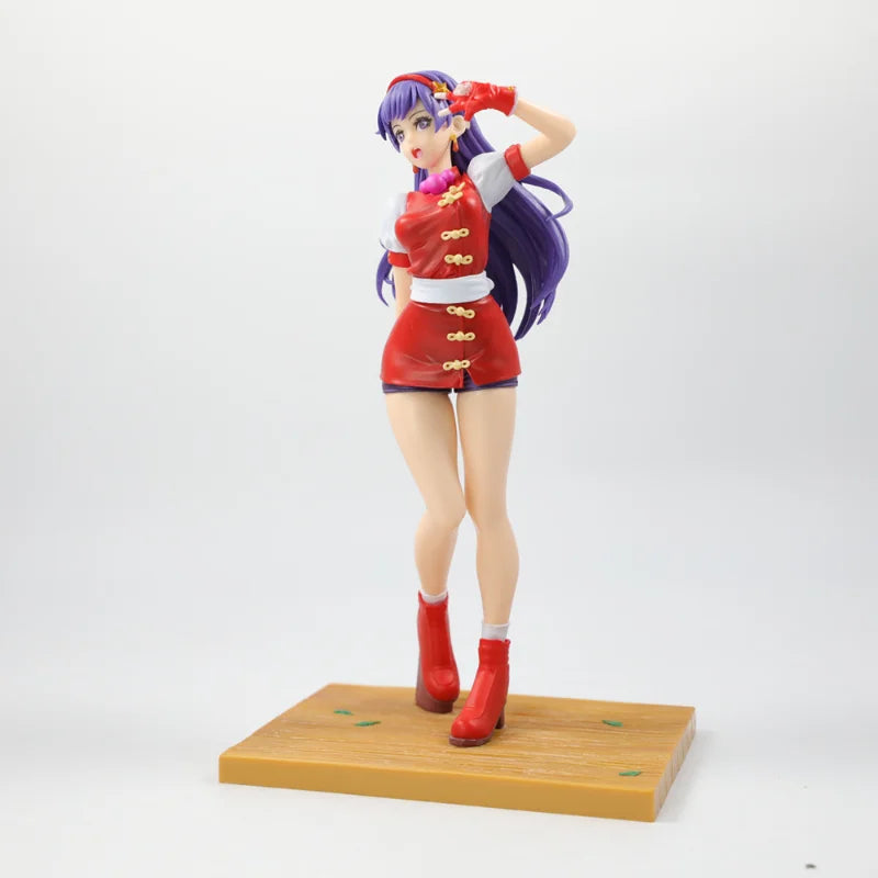 THE KING OF FIGHTERS 98 Asamiya Athena Action Figure KOF Athena Ikamsu Figurine 21cm Game Ornaments Collection PVC Model Toys