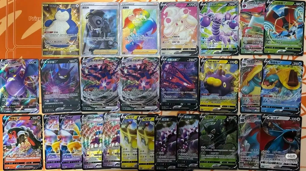 Hot Original Pokemon Card Simplified Chinese Ptcg Charizard Vmax Fight Gift Box Trading Cards Game Children Gifts Xmas Gift