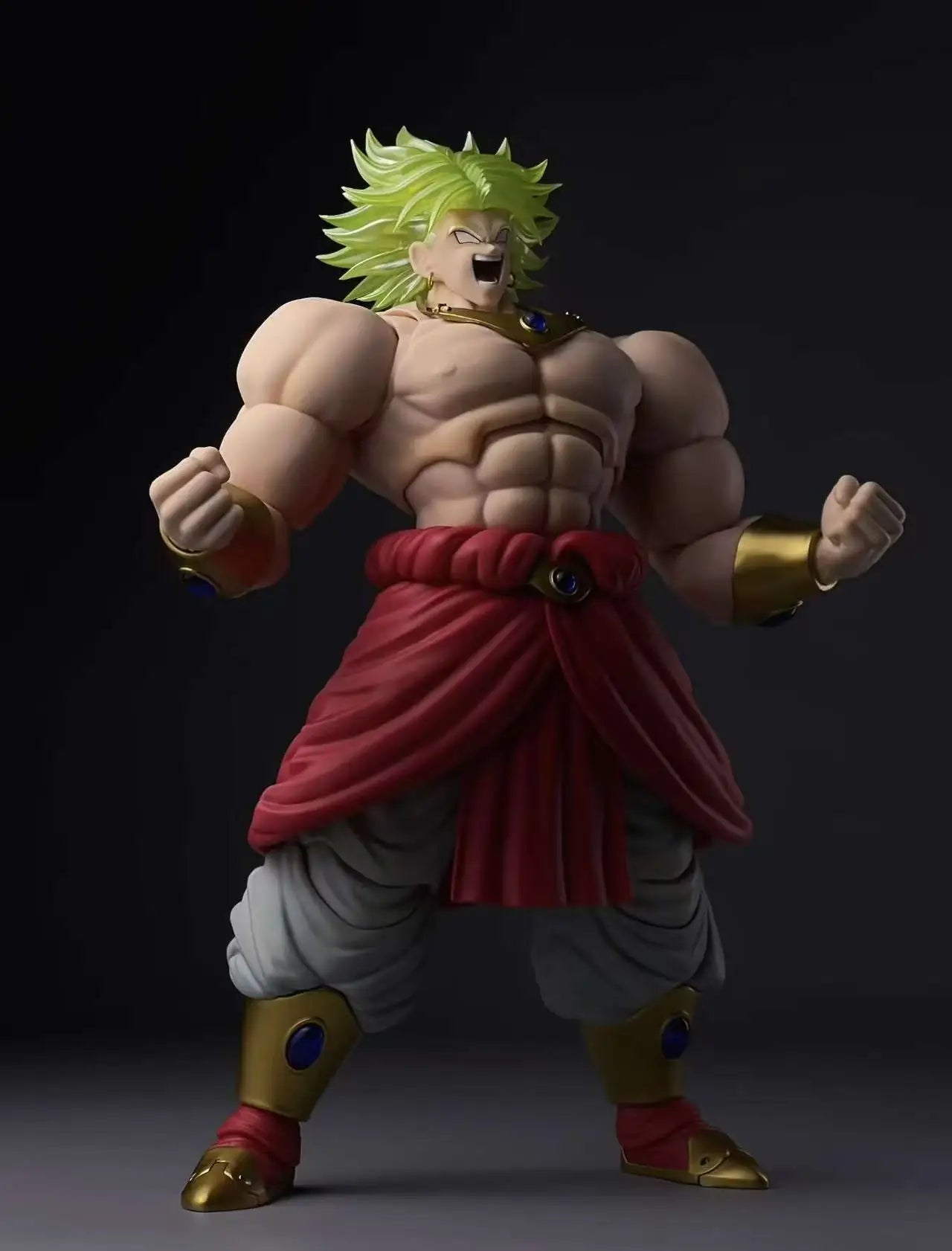 Original DKO Toys SHF Out Of Control War God Broly Broli Heads Kit Accessories Super Saiyan Dragon Ball Anime Figures Model Toys