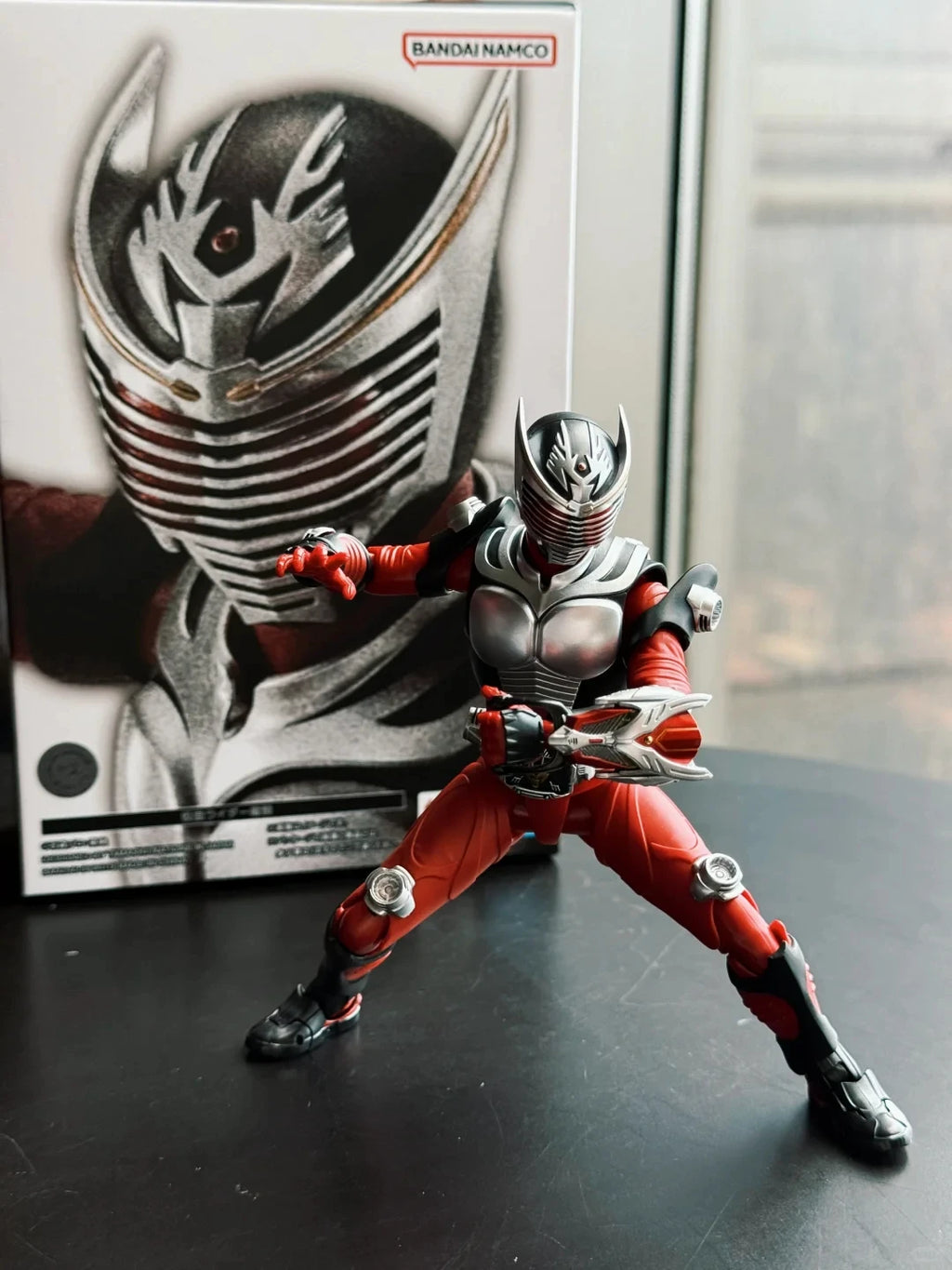 TYCTOYS In Stock Original BANDAI S.H.Figuarts Masked Rider Ryuki Anime Character Action Figure Model Toy Ornament Fans Present
