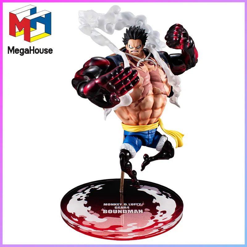 MEGAHOUSE VARIABLE ACTION HEROES ONE PIECE MONKEY D LUFFY GEAR 4 BOUNCE MAN POSEABLE ACTION FIGURE OFFICIALLY LICENSED original