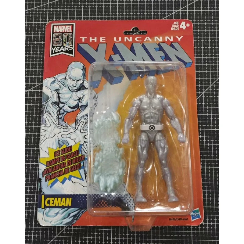 New Original Hasbro MARVEL ICEMAN Action Figure Model Toy Birthday Gift Collection
