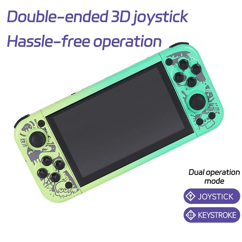 G50V PSP 5-inch 64GB 2500mAh portable handheld game console arcade suitable for PSP/PS1 retro TV game controller boys' gift