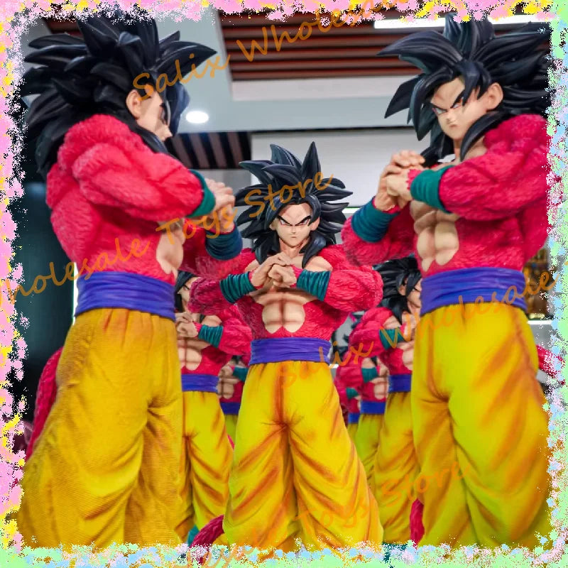 New JT Statue 1/4 53cm 2% Dragon Ball Super Saiyan 4 Goku Dragon Ball Anime Figurine Collectible Model Anime Action Figure Toys