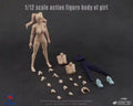 CFTOYS Crazyfigure Male and Female LT003 LT004 Basic Bodies 1/12 Scale Poseable Action Figures Toy Models Collectible Gifts