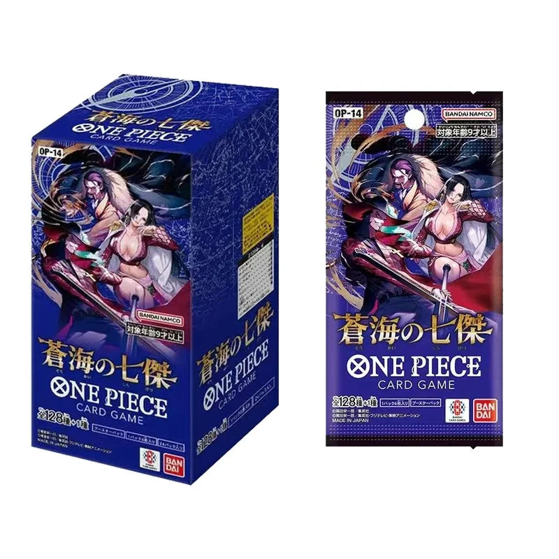 Genuine BANDAI One Piece Trading Card Game - OP14 TCG Kingdom of Plots Collection Japanese Cartoon Toys in Stock
