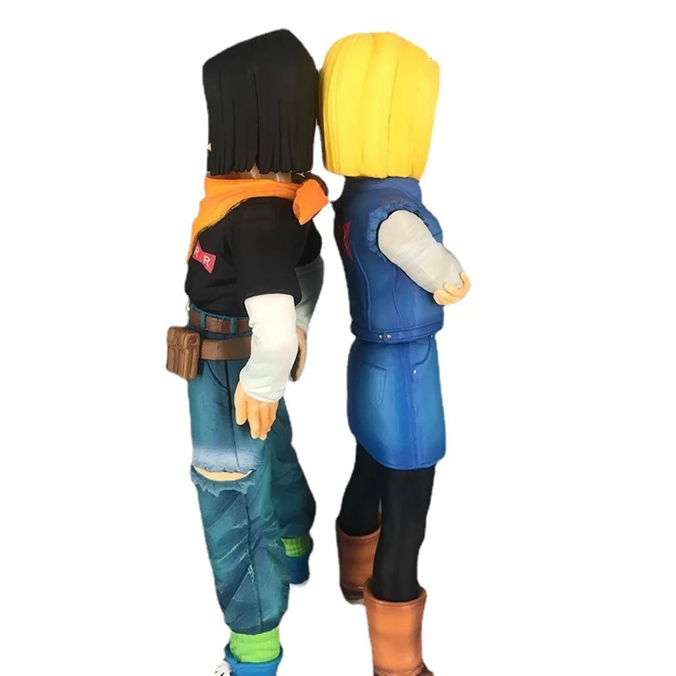22 см аниме Dragon Ball Z Android 17 18 фигурка Android 18 PVC екшън фигурки колекция модели играчки за деца коледни подаръци