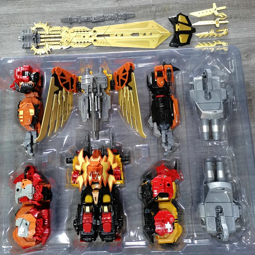 JINBAO large size 8869 Transformation Toys 5IN1 Combiner Robot Model Predacons Rampage Brawl Swindle Onslaught model