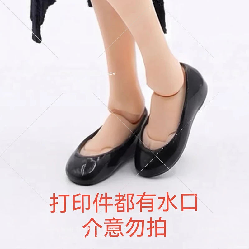 1/12 Mobile Suit Girl High Slit Cheongsam Dress Mini Necklace Flat Bottom Loafer Shoes Toys Accessory For 6" Romankey Body