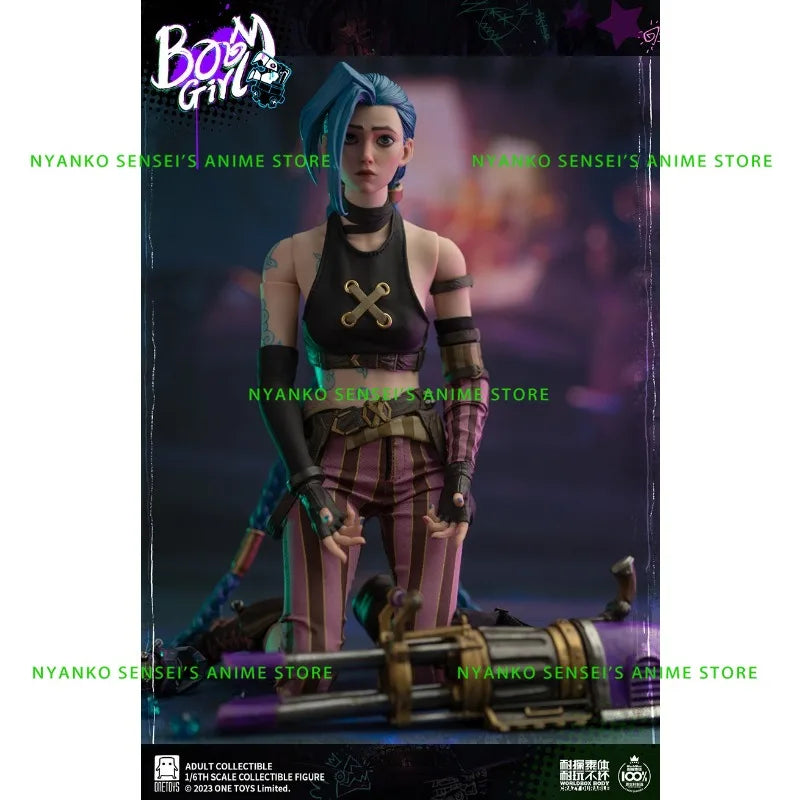 In Stock Onetoys Jinx Bang Girl 1/6 Scale  OT021-OT021 Action Figure Anime Model Trendy Toys Desktop Doll Collectibles