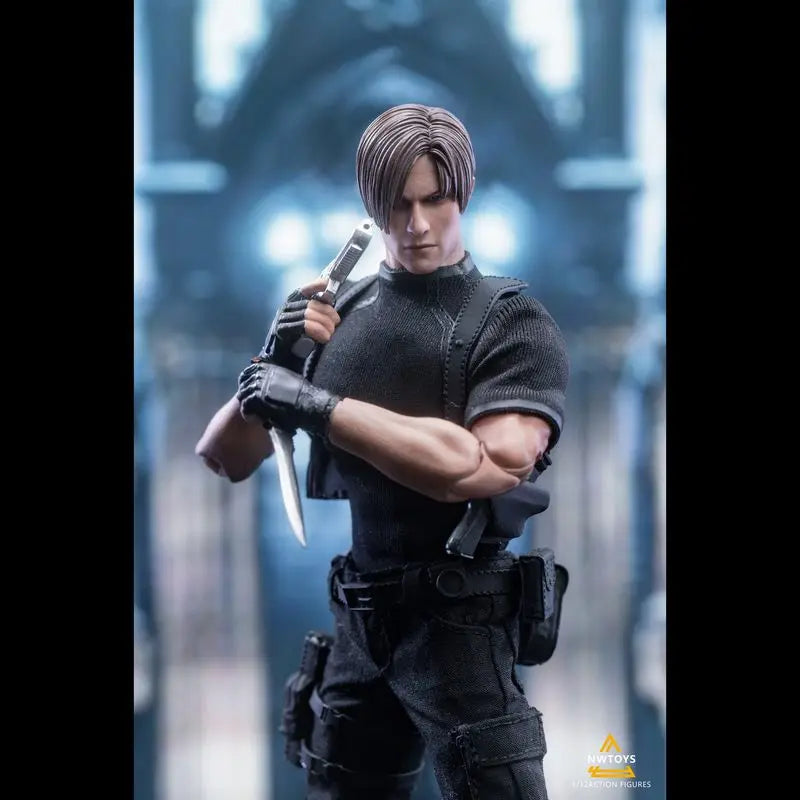 Original In-Stock 1/12 NWtoys Leon Lee Sangguang Biohazard OG Cloth Action Figure Model Desktop Collection Ornament Toys Gifts