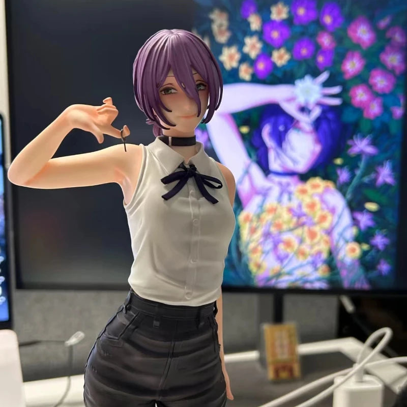 Spielzeug Geburtstagsgeschenke Chainsaw Man Reze Reese Devil Series Sexy Girl PVC-Statue Anime Figur Modell Desktop Ornament Sammlung