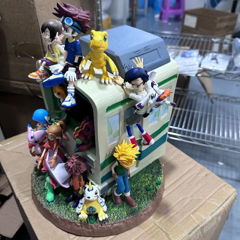 34cm Digimon Adventure Figure Childhood Memories Yagami Taichi Anime Collection Model Desktop Ornaments Holiday Children Toys