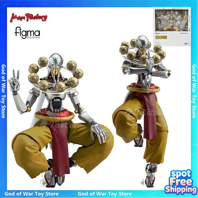 Max factory production, figma mobile Japanese figurine series, action shooting game Overwatch Zenya Tower/ Angel/ McRae/D.VA