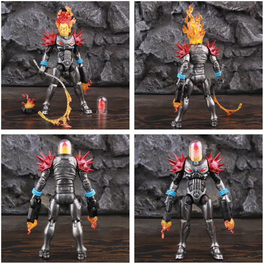 Marvel Legends Cosmic Ghost Rider 6" Action Figure Fire Whip Without Motorbike From Vehicle Set Riders Series Toys
