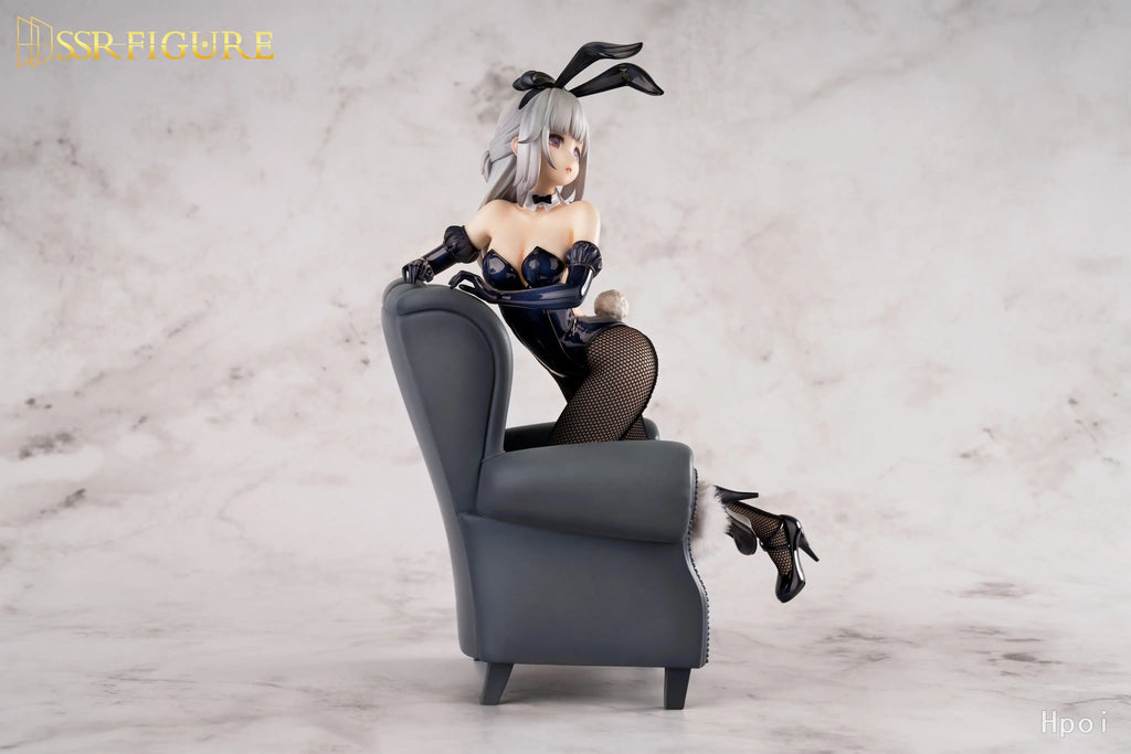 SSR FIGURE Genuine In Stock Qiaoer Bunny Girl Anime Figure Yirenguan Jinhua Collectible Statue With Sofa Base For Anime Fans