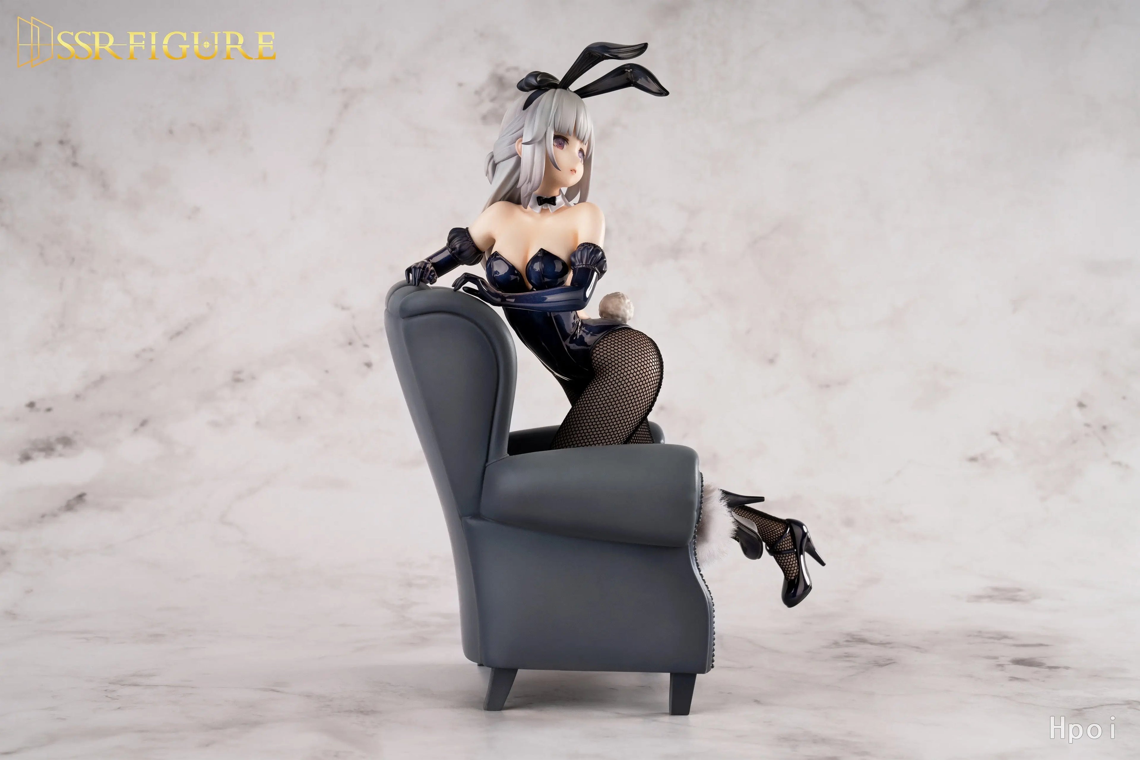 SSR FIGURE Genuine In Stock Qiaoer Bunny Girl Anime Figure Yirenguan Jinhua Collectible Statue With Sofa Base For Anime Fans