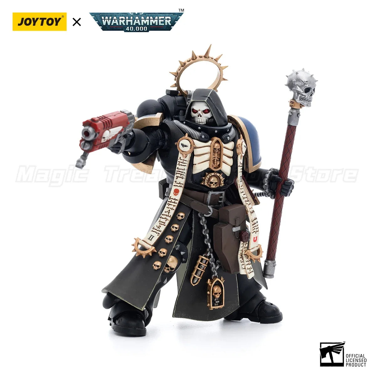 【MT】JOYTOY 1/18 Action Figure Warhammer 40K Ultramarines Primaris Chaplain Brother Varus Model Toy Gift