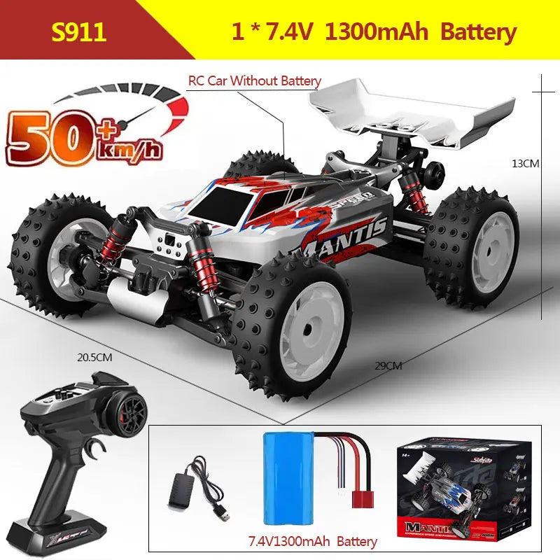 S911PRO 1:16 4WD RC кола 70KM/H или 50KM/H Колички за дистанционно управление Високоскоростен дрифт Безчетков Monster Truck за деца VS Wltoys 144001