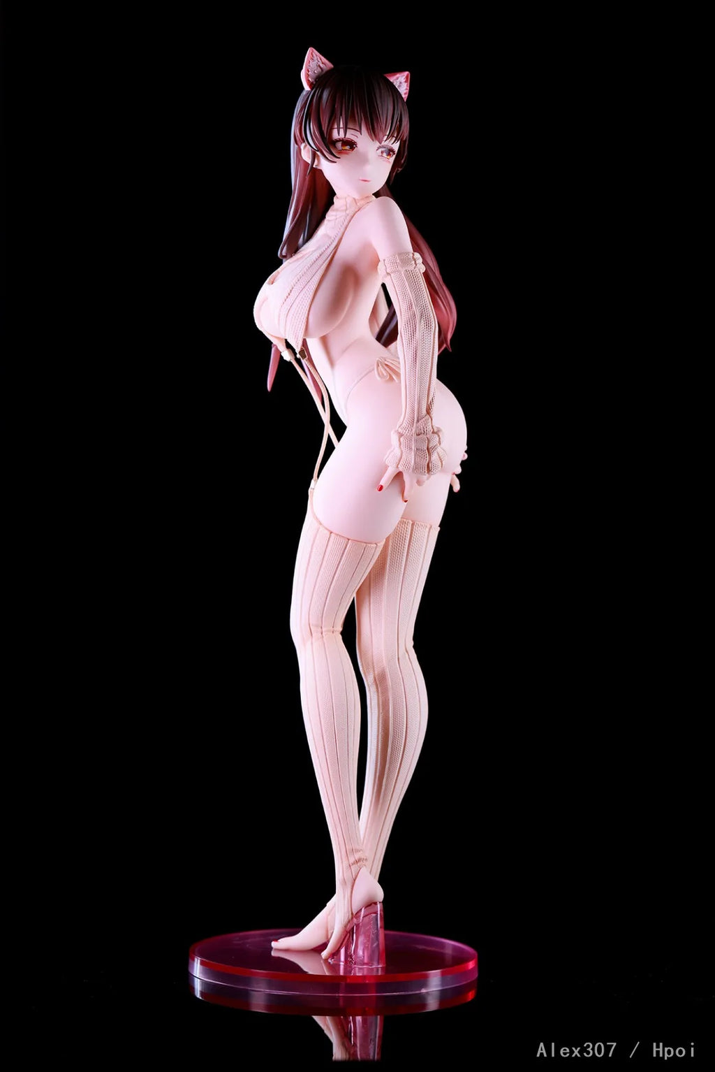 TYCTOYS Original SuperNova 1/6 Kitada Ryuuma Cat-Eared Private Girl Fang-Chan Figure Suspender Sweater Model Toy Ornament Gifts