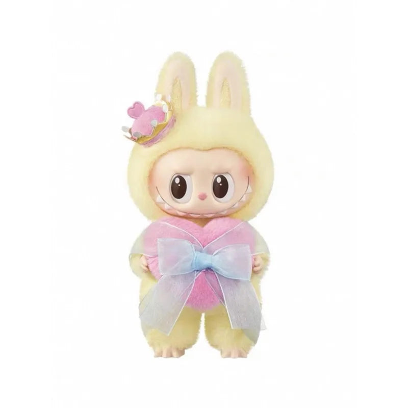 Original Pop Mart LABUBU König und Königin Schachabenteuer Vinyl Plüsch Hängekarte Anhänger Puppe oder Actionfigur Serie Geschenke