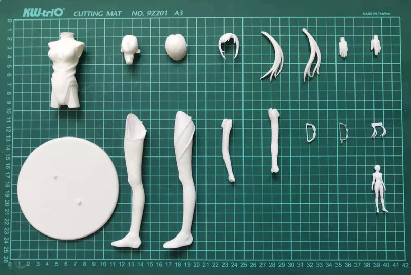 Resin Figure Kit  1/7 マリ・イラストリアス Makinami Mari Illustr Free 1 / 35 small edition Unpainted Garage Resin Kit Model GK
