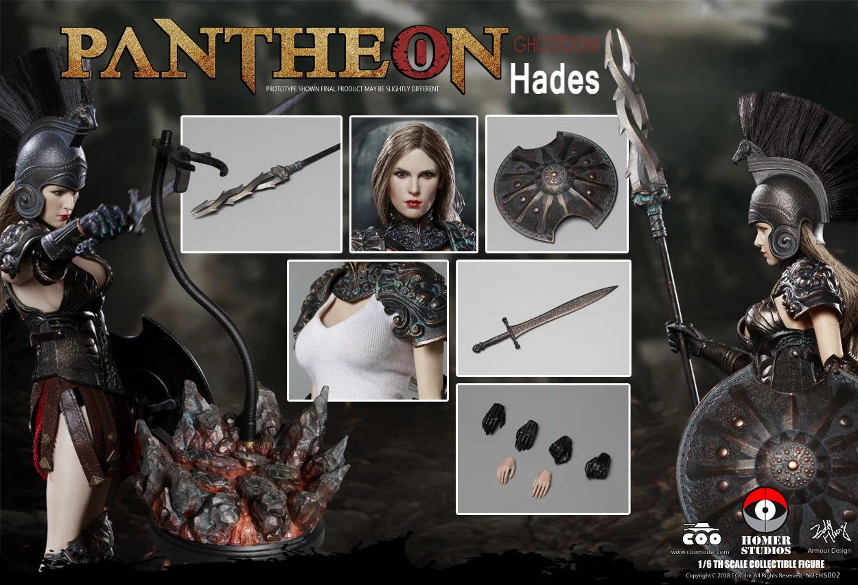 【In Stock】Original COOMODEL HOMER HS002 PANTHEON HADES GODDESS OF UNDERWORLD 1/6 Action Figure Model Collection Toy